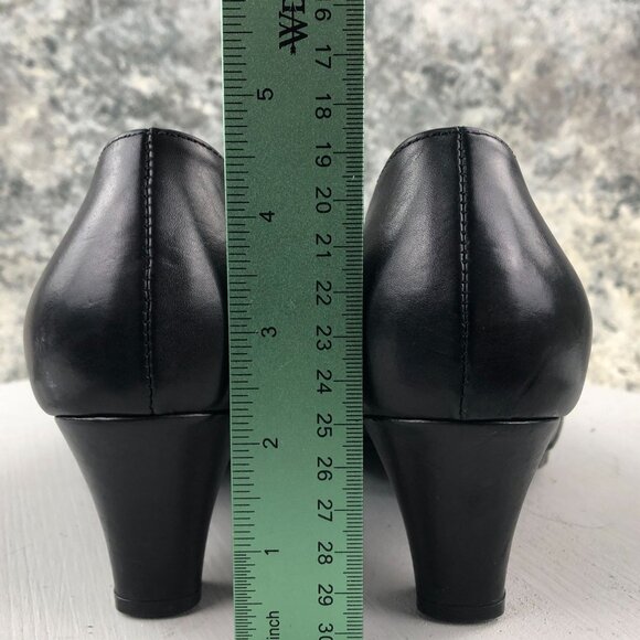 Beautifeel EU 39 (US 8-8.5) Tessa Black Leather Mary Jane High Heels $358 - Picture 5 of 15